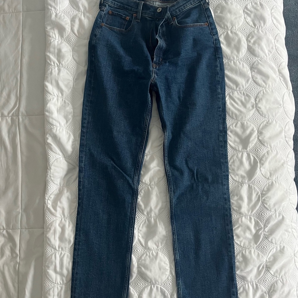 Abercrombie & Fitch Ultra High Rise Ankle Straight, 26/2L